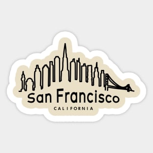 San Francisco California Sticker